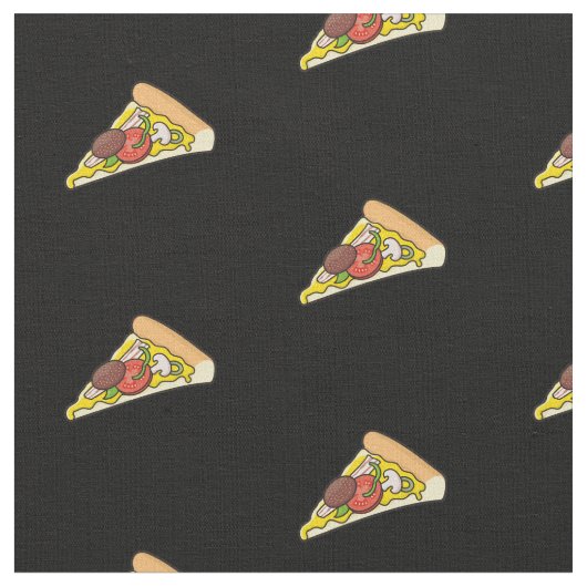 Pizza Slice Pattern Stoff (Nahaufnahme)