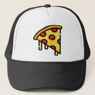Pizza, Slice, Pizza Slice, Dripping, Pepperoni, Fo Truckerkappe
