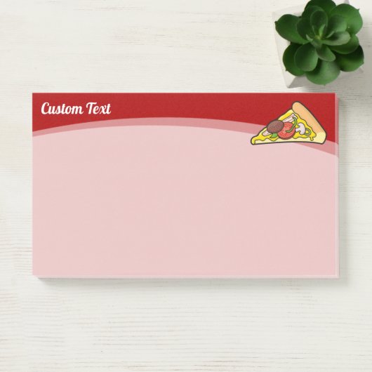Pizza Slice Post-it Klebezettel (Büro)