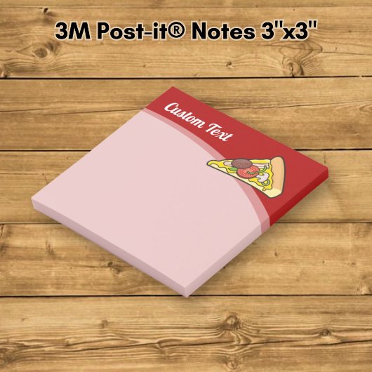 Pizza Slice Post-it Klebezettel