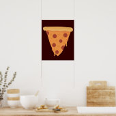 Pizza Slice Poster (Küche)