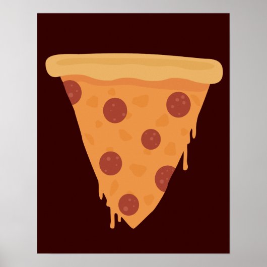 Pizza Slice Poster (Vorne)