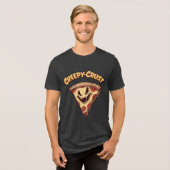 Pizza Slice Pun Tri-Blend Shirt (Vorderseite voll)
