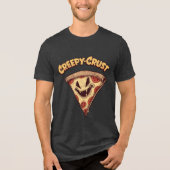 Pizza Slice Pun Tri-Blend Shirt (Vorderseite)