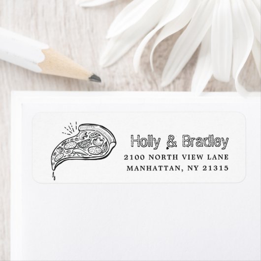 Pizza Slice | Rücksendeadresse (Insitu)