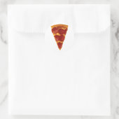 Pizza Slice Runder Aufkleber (Tasche)
