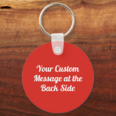 Pizza Slice Schlüsselanhänger (Rückseite)