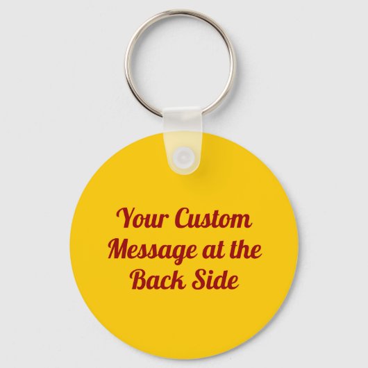 Pizza Slice Schlüsselanhänger (Rückseite)