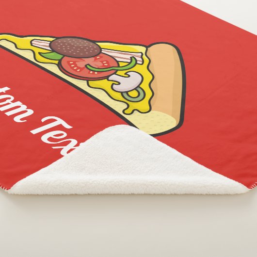 Pizza Slice Sherpa Blanket Sherpadecke (3/4)