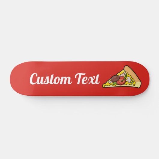 Pizza Slice Skateboard (Horizontal)