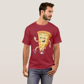 Pizza Slice spass Grafik Abschlag für Fressliebhab T-Shirt (Vorne ganz)