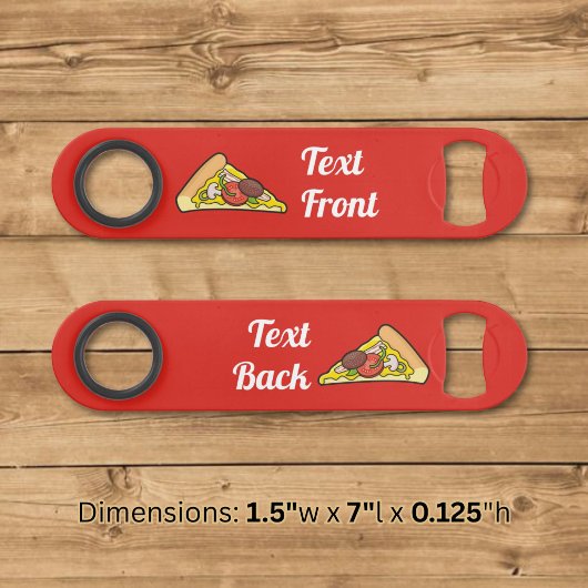Pizza Slice Speed Flaschenöffner