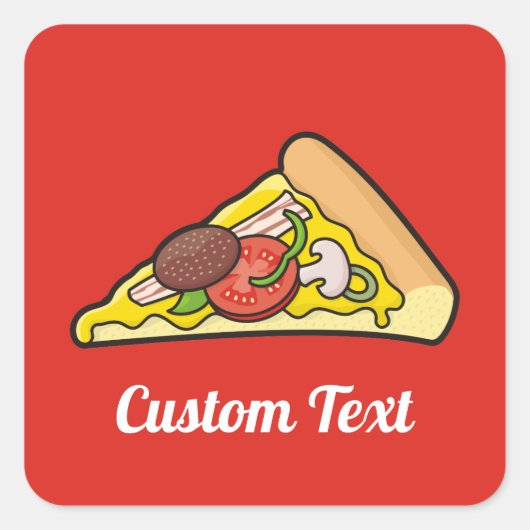 Pizza Slice Sticker (Vorderseite)