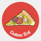 Pizza Slice Sticker (Vorderseite)