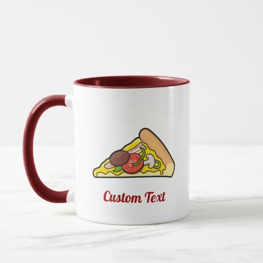 Pizza Slice Tasse (Links)