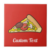 Pizza Slice Tile Fliese (Vorderseite)