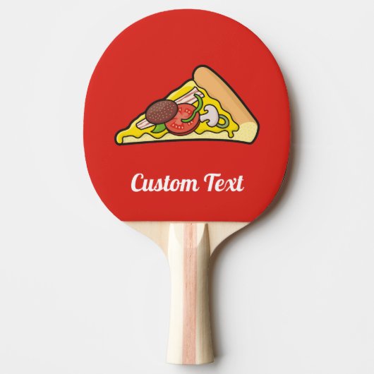 Pizza Slice Tischtennis Schläger (Vorderseite)