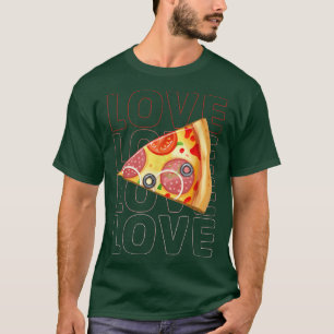 Pizza Slice Valentines Paare Matching Pajamas Fo T-Shirt