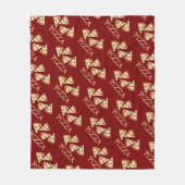 Pizza Slices Design Fleecedecke (Vorderseite)
