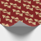 Pizza Slices Design Geschenkpapier (Ecke)