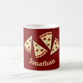 Pizza Slices Design Kaffeetasse (Mittel)
