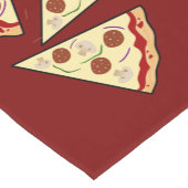 Pizza Slices Design Kurzer Tischläufer (Ecke)