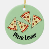 Pizza Slices Design Ornament (Vorne)
