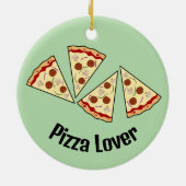 Pizza Slices Design Ornament (Hinten)
