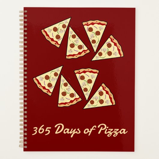 Pizza Slices Design Planer (Vorderseite)
