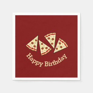 Pizza Slices Design Serviette