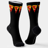 Pizza Slices Fast Food Lover Socken (Gewinkelt)