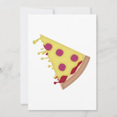 Pizza Slices Feiertagskarte (Vorderseite)