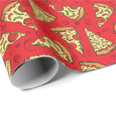 Pizza Slices Geschenkpapier (Rolleneckpunkt)
