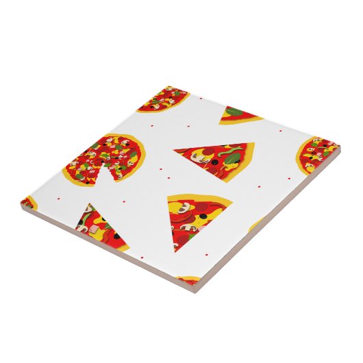 Pizza Slices Moderne Pizzeria Fliese (Seite)