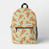 Pizza Slices Pattern Bedruckter Rucksack (Vorderseite)