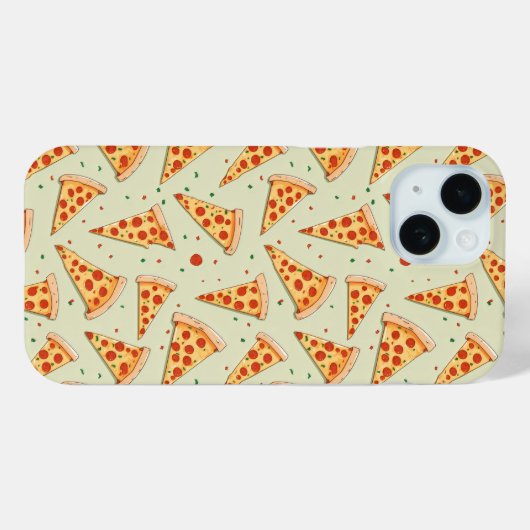 Pizza Slices Pattern Case-Mate iPhone Hülle (Rückseite (Horizontal))