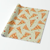Pizza Slices Pattern Geschenkpapier (Ungerollt)
