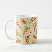 Pizza Slices Pattern Kaffeetasse (Links)
