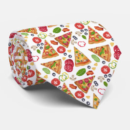 Pizza Slices Pattern Krawatte