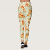 Pizza Slices Pattern Leggings (Rückseite)