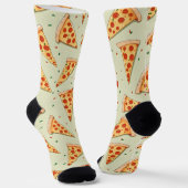 Pizza Slices Pattern Socken (Gewinkelt)