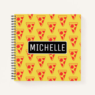 Pizza Slices Personalisiert Notizbuch