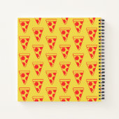Pizza Slices Personalisiert Notizbuch (Rückseite)