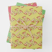 Pizza Slices Tiled Design Geschenkpapier Set (Beispiel)
