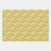 Pizza Slices Tiled Design Geschenkpapier Set (Vorderseite)