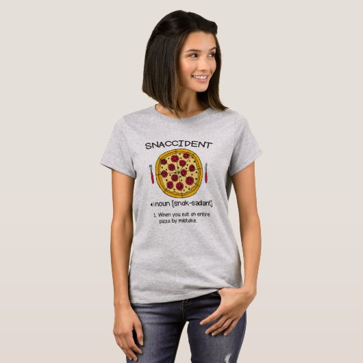 Pizza Snaccident T-Shirt (Vorne ganz)
