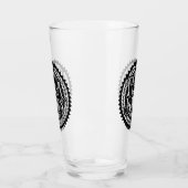 Pizza Snob - lustiger Pizzafreund Glas (Links)
