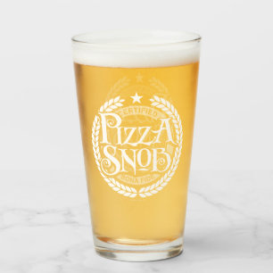 Pizza Snob - lustiger Pizzafreund Glas