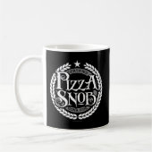 Pizza Snob - lustiger Pizzafreund Kaffeetasse (Links)