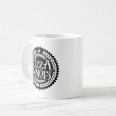 Pizza Snob - lustiger Pizzafreund Kaffeetasse (Vorderseite Links)